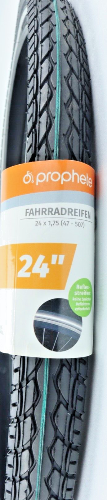 Prophete 24x1,75(47-507) Fahrradreifen Mantel ohne Schlauch