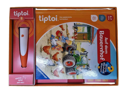 Ravensburger tiptoi Starter-Set: Stift und Bauernhof-Buch + interaktive Globus